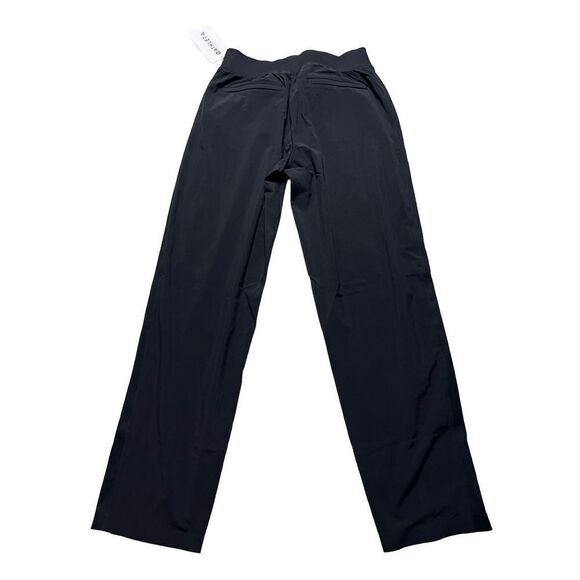 Athleta Women's Black Pull On Stretch Fabric Brooklyn Ankle Pant Size 4 NWT - Picture 2 of 6